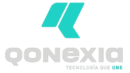 El logo de Qonexia en vertical